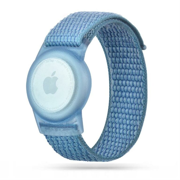 Tech-Protect Nylon For Kids Apple AirTag Blue