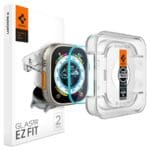 Spigen GLAS.tR EZ FIT Védőfólia Apple Watch Ultra 49mm Clear (2 Pack)