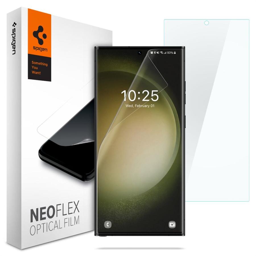 Spigen Neo Flex Üvegfólia Samsung Galaxy S23 Ultra Clear (2 Pack)