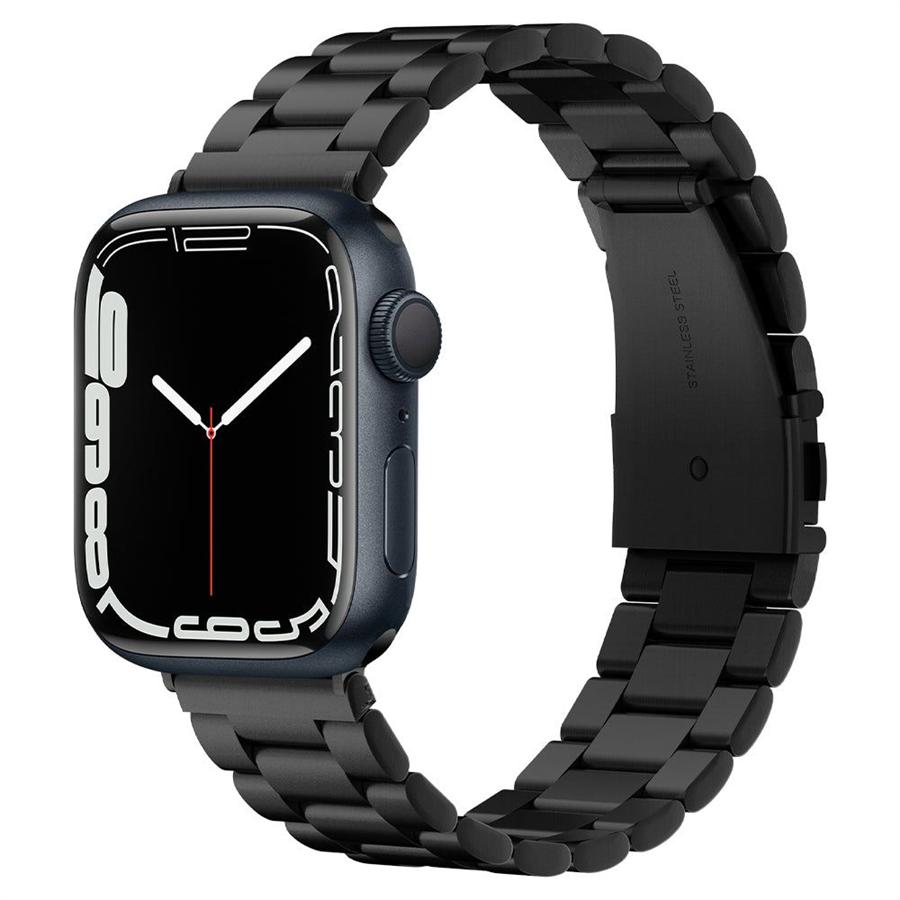 Spigen Modern Fit Band Szíj Apple Watch SE/11/10/9/8/7/6/5/4/3/Ultra 1/2/3 (44/45/46/49mm) Black