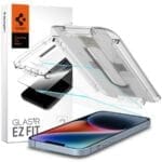 Spigen GLAS.tR EZ FIT Üvegfólia iPhone 13/13 Pro/14/16e (2 Pack) Clear