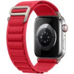 Alpina Szíj Apple Watch SE/10/9/8/7/6/5/4/3 (40/41/42/38) Red