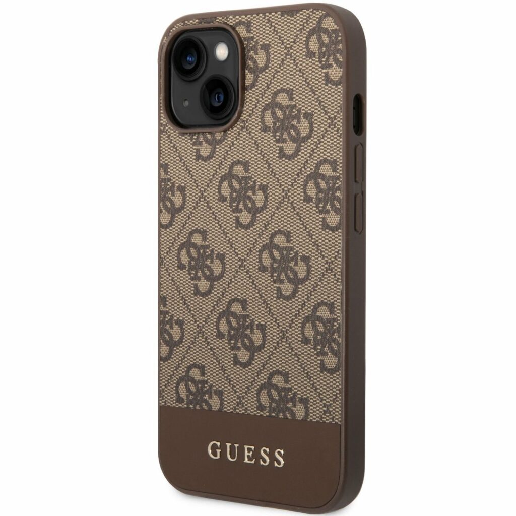 Guess 4G Stripe Brown iPhone 14 Tok