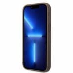 Guess PU 4G Metal Logo Brown iPhone 14 Tok