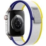 Endurance Loop Szíj Apple Watch SE/11/10/9/8/7/6/5/4/3/Ultra 1/2/3 (44/45/46/49mm) Royal Blue Yellow