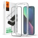 Spigen tR Align Master FC Black Üvegfólia iPhone 13/13 Pro/14/16e