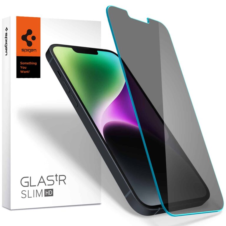 Spigen tR Slim HD Anti-Glare Privacy Üvegfólia iPhone 13/13 Pro/14/16e