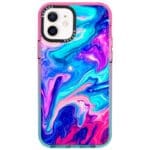 Abstract Kék iPhone 12/12 Pro Tok