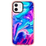 Abstract Kék iPhone 12/12 Pro Tok