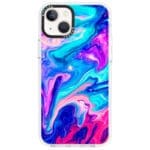 Abstract Kék iPhone 13 Mini Tok