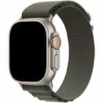 Alpina Szíj Apple Watch SE/11/10/9/8/7/6/5/4/3/Ultra 1/2/3 (44/45/46/49mm) Khaki