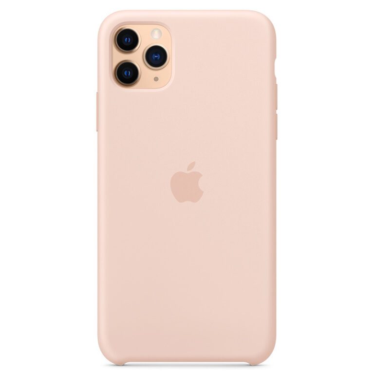 Apple Rózsaszín Sand Silicone iPhone 11 Pro Max Tok