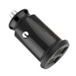 Baseus Grain Autó Töltő Mini Autó Töltő 2x USB 3.1A Black (CCALL-ML01)