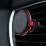 Baseus Magnetic Car Mount With Töltőkábel Clip Piros