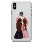 Besties Brown Hair iPhone X/XS Tok