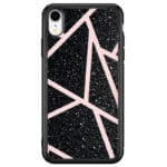 Black Glitter Pink iPhone XR Tok