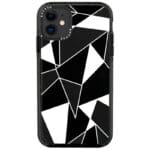 Fekete Fehér Geometric iPhone 11 Tok