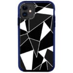 Fekete Fehér Geometric iPhone 11 Tok