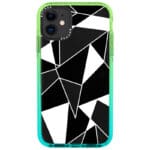 Fekete Fehér Geometric iPhone 11 Tok