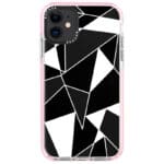 Fekete Fehér Geometric iPhone 11 Tok