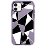 Fekete Fehér Geometric iPhone 11 Tok