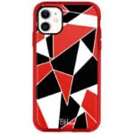 Fekete Fehér Geometric iPhone 11 Tok