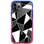 Fekete Fehér Geometric iPhone 11 Pro Tok