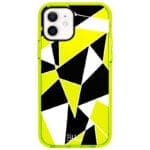 Fekete Fehér Geometric iPhone 12/12 Pro Tok