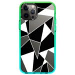 Fekete Fehér Geometric iPhone 12 Pro Max Tok