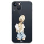 Blonde Back Girl iPhone 13 Tok
