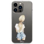 Blonde Back Girl iPhone 13 Pro Tok