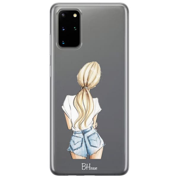 Blonde Back Girl Samsung S20 Plus Tok