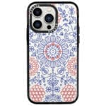 Kék Piros Ornaments iPhone 13 Pro Tok