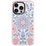 Kék Piros Ornaments iPhone 13 Pro Tok