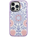Blue Red Ornaments Kryt iPhone 14 Pro Tok