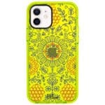 Kék Piros Ornaments iPhone 12/12 Pro Tok