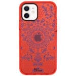 Kék Piros Ornaments iPhone 12/12 Pro Tok