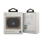 BMW BMASSLNA Granaty/Navy Geniune Leather Silver Logo AirPods Pro Tok