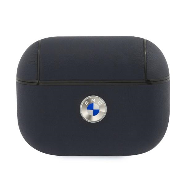 BMW BMASSLNA Granaty/Navy Geniune Leather Silver Logo AirPods Pro Tok