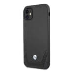 BMW BMHCN61RSWPK Black Leather Perforate iPhone 11 Tok