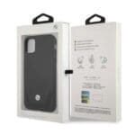 BMW BMHCN61RSWPK Black Leather Perforate iPhone 11 Tok