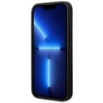 BMW BMHCP14L22PTDK Black Leather Stamp Tricolor iPhone 14 Pro Tok