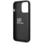 BMW BMHCP14L22PTDK Black Leather Stamp Tricolor iPhone 14 Pro Tok