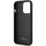 BMW BMHCP14L22RBDK Black Leather Blue Dots iPhone 14 Pro Tok