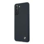 BMW BMHCS21MSILNA Navy Silicone Signature Samsung S21 Plus Tok