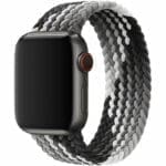 Braided Szíj Apple Watch SE/11/10/9/8/7/6/5/4/3 (42/41/40/38mm) Black Clever
