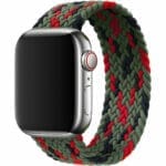 Braided Szíj Apple Watch SE/11/10/9/8/7/6/5/4/3 (42/41/40/38mm) Black Green Red