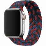 Braided Szíj Apple Watch SE/11/10/9/8/7/6/5/4/3 (42/41/40/38mm) Black Red Blue