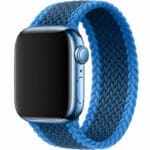 Braided Szíj Apple Watch SE/11/10/9/8/7/6/5/4/3 (42/41/40/38mm) Blue Border