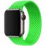 Braided Szíj Apple Watch SE/11/10/9/8/7/6/5/4/3 (42/41/40/38mm) Flash Green